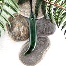 Pounamu Pendant Simple Kuru Kapeu 