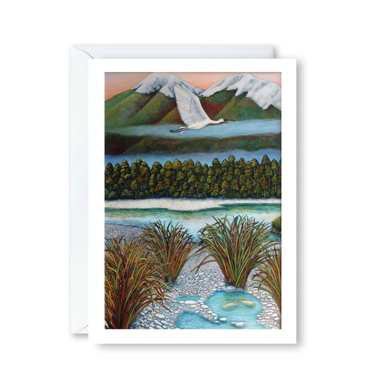 Journeying Inland Card