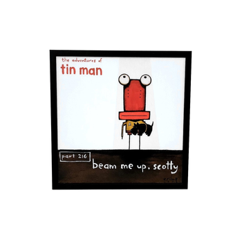 Tin Man Beam Me Up Scotty Box Frame