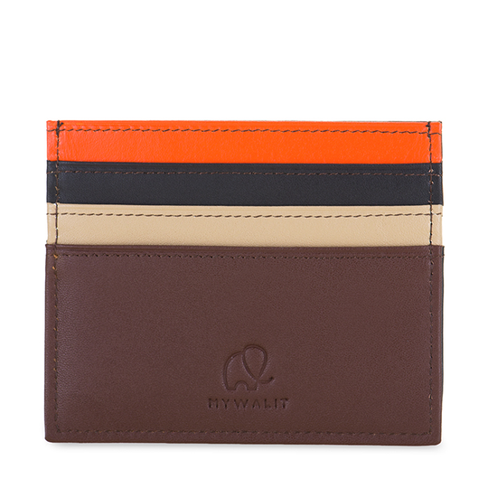 Double Sided Card Holder Cacao