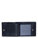 Large Flap Wallet w Britelite RFID Black
