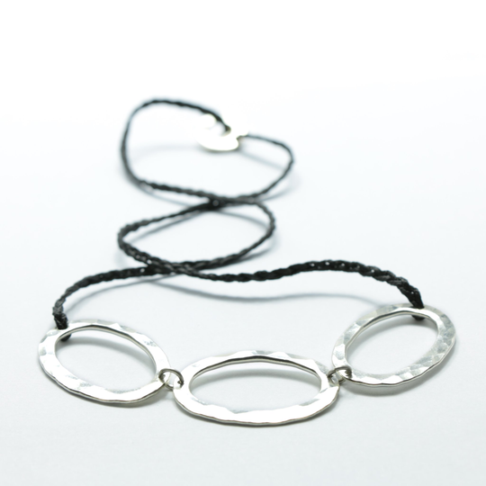 Oval Pirori Necklace Silver