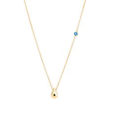 Drop In The Ocean Pendant 14ct GoldPlate-jewellery-The Vault