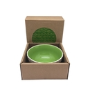 Kowhai Natural Light Green 12mm Bowl