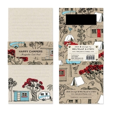 Magnetic List Pad Happy Camper-artists-and-brands-The Vault