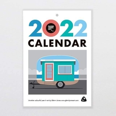 Glenn Jones A5 Calendar 2022-artists-and-brands-The Vault