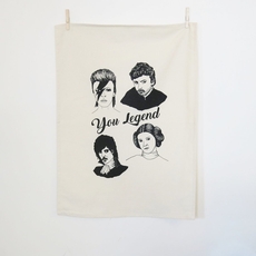 You Legend Tea Towel-artists-and-brands-The Vault