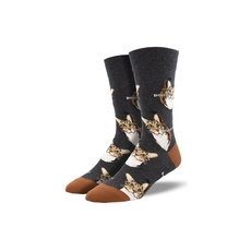 Men's Socks Boop Charcoal Heather-artists-and-brands-The Vault