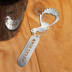 Metalbird Piwakawaka Bottle Opener 2.0-artists-and-brands-The Vault