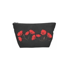 Poppy Cosmetic Bag Black-artists-and-brands-The Vault