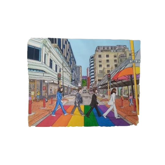 Cuba Street A3 Print