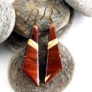 Wooden Earrings Multi Woods Small