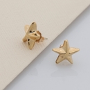 Mini Starfish Studs Gold Plate