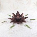 Flower Candle Holder Lrg Natural