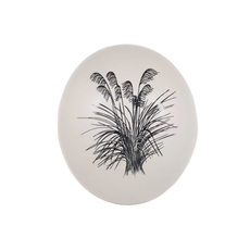 Black Toetoe on White Bowl 10cm-artists-and-brands-The Vault