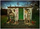 Lucy G Blokes Shed 60x40cm canvas