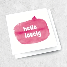 Hello Lovely Card-cards-The Vault