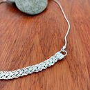 Weaving Necklace Silver