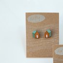 Little House Rimu Earrings Pink Door