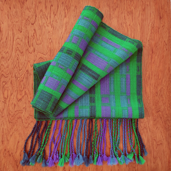 Hand Dyed Fine Merino Scarf Squares