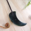 Pounamu Pendant Simple Tooth