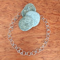 Round Large & Small Link Chain Silver-jewellery-The Vault