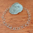 Round Large & Small Link Chain Silver