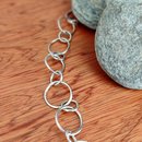 Round Large & Small Link Chain Silver