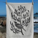 Tea Towel  Tui on Harakeke