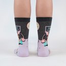 Female Crew Socks Purrrfessional