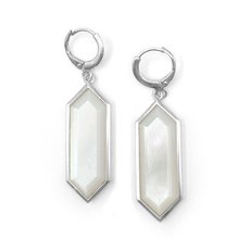 Mother of Pearl Olympia Earrings-jewellery-The Vault