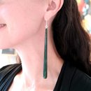 Pounamu Earrings Long Drop