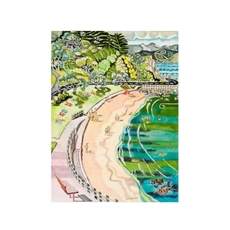 Scorching Bay A4 Print-artists-and-brands-The Vault