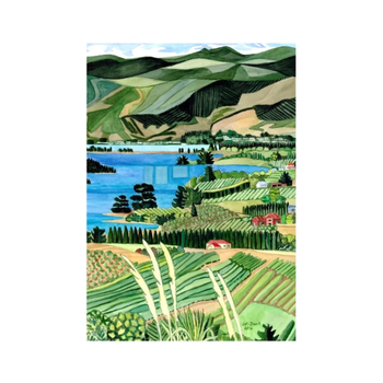 Inlet Vineyards A4 Print