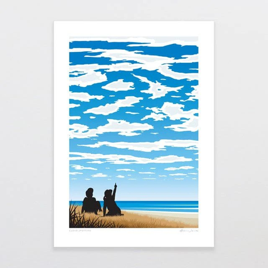 Cloud Spotting A4 Print