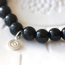 Agate Gratitude Bracelet Silver