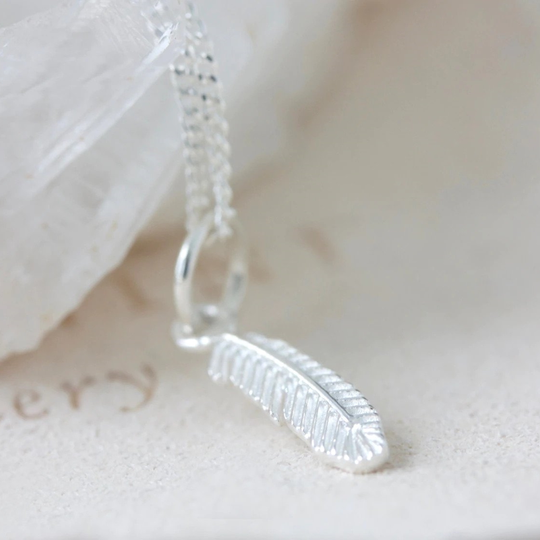 Guardian Angel Necklace Silver