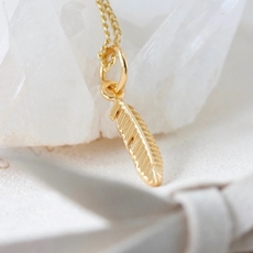 Guardian Angel Necklace Gold Plate-jewellery-The Vault