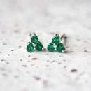 Birthstone Studs May Silver