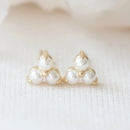 Birthstone Studs June Gold Plate