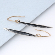 Grass Blade Earrings-jewellery-The Vault
