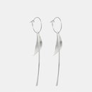 Koromiko Hoop Earrings Silver