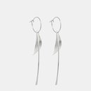 Koromiko Hoop Earrings Silver