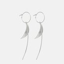 Koromiko Hoop Earrings Silver