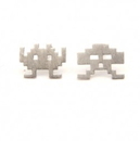Space Invaders Studs Silver