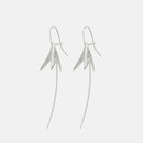 Kaitiaki French Hook Earrings Silver