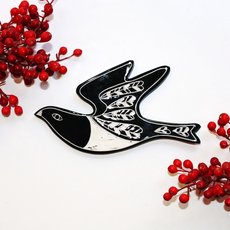 Ceramic Sgraffito Kereru-artists-and-brands-The Vault