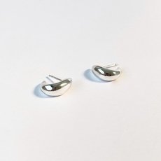 Cairo Stud Earrings Silver-jewellery-The Vault