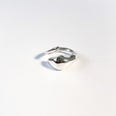 Ophidian Ring Silver-jewellery-The Vault