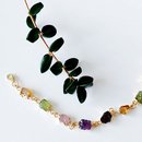 Gemstone Bracelet Gold Plate